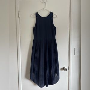 Banana Republic navy stencil dress